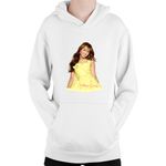 Fashion, accesorii si bijuterii - Copii - Imbracaminte copii - Pulovere si hanorace copii - Hanorac Copii Miley Cyrus Playful Kids Show Disney Cartoons, alb, marime L Copii - Infinity.ro