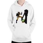Fashion, accesorii si bijuterii - Copii - Imbracaminte copii - Pulovere si hanorace copii - Hanorac Copii Minecraft Enderman Wolverine Grass Cube, alb, marime L Copii - Infinity.ro