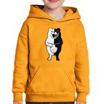 Fashion, accesorii si bijuterii - Copii - Imbracaminte copii - Pulovere si hanorace copii - Hanorac copii Monokuma Killer Teddy Bear Danganronpa, negru, marime L Copii - Infinity.ro
