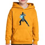 Fashion, accesorii si bijuterii - Copii - Imbracaminte copii - Pulovere si hanorace copii - Hanorac copii Mortal Kombat Blue Magic Gamer World, negru, marime L Copii - Infinity.ro