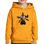 Fashion, accesorii si bijuterii - Copii - Imbracaminte copii - Pulovere si hanorace copii - Hanorac copii Mortal Kombat Goro Armageddon Sword Game, negru, marime L Copii - Infinity.ro