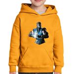 Fashion, accesorii si bijuterii - Copii - Imbracaminte copii - Pulovere si hanorace copii - Hanorac copii Mortal Kombat Holding Chackra Blue Magic Armour, negru, marime L Copii - Infinity.ro