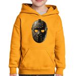Fashion, accesorii si bijuterii - Copii - Imbracaminte copii - Pulovere si hanorace copii - Hanorac copii Mortal Kombat Jason Mask Friday 13 Hockey, negru, marime L Copii - Infinity.ro