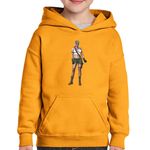 Fashion, accesorii si bijuterii - Copii - Imbracaminte copii - Pulovere si hanorace copii - Hanorac copii Mortal Kombat Sonya Blade Insects Universe Bloodreyna, negru, marime L Copii - Infinity.ro