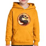 Fashion, accesorii si bijuterii - Copii - Imbracaminte copii - Pulovere si hanorace copii - Hanorac copii Mortal Kombat Trilogy Dragon Ultimate Fight, negru, marime L Copii - Infinity.ro