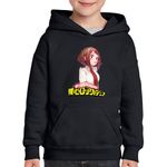 Fashion, accesorii si bijuterii - Copii - Imbracaminte copii - Pulovere si hanorace copii - Hanorac copii My Hero Academi Class 1-A Ochaco Anime Girl, negru, marime L Copii - Infinity.ro