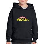Fashion, accesorii si bijuterii - Copii - Imbracaminte copii - Pulovere si hanorace copii - Hanorac copii My Hero Academia Logo Emblem Anime, negru, marime L Copii - Infinity.ro