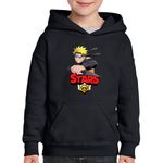 Fashion, accesorii si bijuterii - Copii - Imbracaminte copii - Pulovere si hanorace copii - Hanorac copii Naruto Brawl Stars Master Game Play, negru, marime L Copii - Infinity.ro