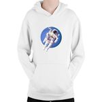 Fashion, accesorii si bijuterii - Copii - Imbracaminte copii - Pulovere si hanorace copii - Hanorac Copii NASA Astronaut Neptune Gas Planet Sky Voyager, alb, marime L Copii - Infinity.ro
