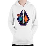 Fashion, accesorii si bijuterii - Copii - Imbracaminte copii - Pulovere si hanorace copii - Hanorac Copii NASA Flacon Sun Mission Voyager Curiosity Discovery, alb, marime L Copii - Infinity.ro
