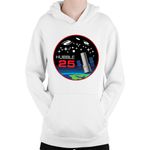 Fashion, accesorii si bijuterii - Copii - Imbracaminte copii - Pulovere si hanorace copii - Hanorac Copii NASA Hubble Space Orbit Terra Best Telescope, alb, marime L Copii - Infinity.ro