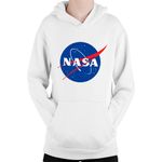 Fashion, accesorii si bijuterii - Copii - Imbracaminte copii - Pulovere si hanorace copii - Hanorac Copii NASA Logo Universe Projects Science Astronomy Physics, alb, marime L Copii - Infinity.ro