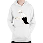 Fashion, accesorii si bijuterii - Copii - Imbracaminte copii - Pulovere si hanorace copii - Hanorac Copii Oresama Teacher Kurosaki Mafuyu Rabbit Usagi Mask Love, alb, marime L Copii - Infinity.ro