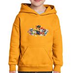 Fashion, accesorii si bijuterii - Copii - Imbracaminte copii - Pulovere si hanorace copii - Hanorac copii Paw Patrol All Team Gang Crew Game, negru, marime M Copii - Infinity.ro
