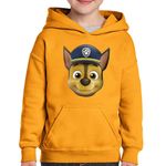 Fashion, accesorii si bijuterii - Copii - Imbracaminte copii - Pulovere si hanorace copii - Hanorac copii Paw Patrol Ciobanesc German Catel Politist, negru, marime L Copii - Infinity.ro