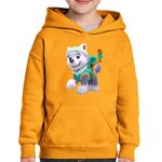 Fashion, accesorii si bijuterii - Copii - Imbracaminte copii - Pulovere si hanorace copii - Hanorac copii Paw Patrol Husky Siberian Catelus Brawl Stars, negru, marime L Copii - Infinity.ro