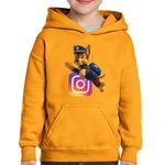 Fashion, accesorii si bijuterii - Copii - Imbracaminte copii - Pulovere si hanorace copii - Hanorac copii Paw Patrol Instagram Creator Insta Politist, negru, marime L Copii - Infinity.ro