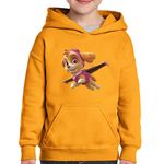 Fashion, accesorii si bijuterii - Copii - Imbracaminte copii - Pulovere si hanorace copii - Hanorac copii Paw Patrol Skye Caine Aviator Cartoon, negru, marime L Copii - Infinity.ro