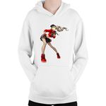 Fashion, accesorii si bijuterii - Copii - Imbracaminte copii - Pulovere si hanorace copii - Hanorac Copii Persona Ann Panther Takamaki Action Japan, alb, marime L Copii - Infinity.ro