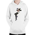 Fashion, accesorii si bijuterii - Copii - Imbracaminte copii - Pulovere si hanorace copii - Hanorac Copii Persona Shin Night Music Smart Anime Kage, alb, marime L Copii - Infinity.ro