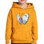 Fashion, accesorii si bijuterii - Copii - Imbracaminte copii - Pulovere si hanorace copii - Hanorac copii Pokemon Butterfly Sword Cards, negru, marime L Copii - Infinity.ro