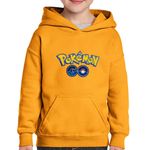 Fashion, accesorii si bijuterii - Copii - Imbracaminte copii - Pulovere si hanorace copii - Hanorac copii Pokemon Go Logo Emblem Game, negru, marime L Copii - Infinity.ro