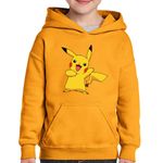 Fashion, accesorii si bijuterii - Copii - Imbracaminte copii - Pulovere si hanorace copii - Hanorac copii Pokemon Go Pikachu Youtube Card, negru, marime L Copii - Infinity.ro