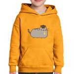 Fashion, accesorii si bijuterii - Copii - Imbracaminte copii - Pulovere si hanorace copii - Hanorac copii Pusheen Cat Absolvent Pisica Kitty Kitten, negru, marime L Copii - Infinity.ro