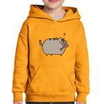Fashion, accesorii si bijuterii - Copii - Imbracaminte copii - Pulovere si hanorace copii - Hanorac copii Pusheen Cat Detectiv Plush Ziua Indragostitilor, negru, marime L Copii - Infinity.ro