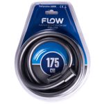 Casa si Gradina - Sanitare - Lavoar baie si accesorii - Accesorii baterii sanitare - FFDS-175G Furtun de dus silicon gri 175 cm, FLOW - Infinity.ro