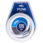 Casa si Gradina - Sanitare - Lavoar baie si accesorii - Accesorii baterii sanitare - FFDS-175W Furtun silicon de dus alb 175 cm, FLOW - Infinity.ro