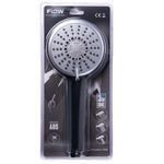 Casa si Gradina - Sanitare - Lavoar baie si accesorii - Accesorii baterii sanitare - FPD-3B Cap de dus multifunctional 3 in 1, negru ABS, FLOW - Infinity.ro