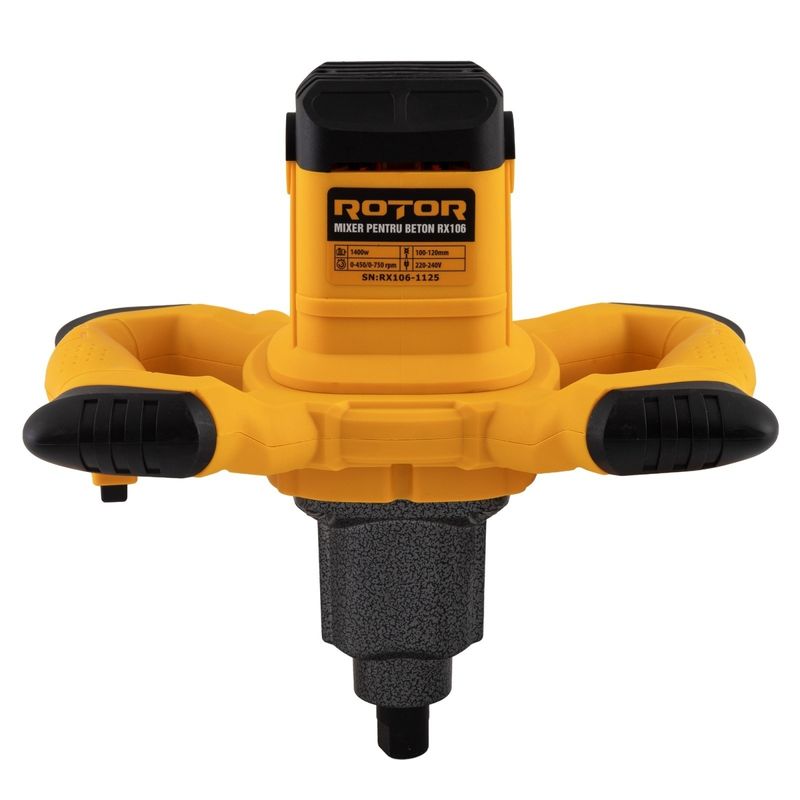 Casa si Gradina - Constructii - Scule electrice si accesorii - Amestecatoare electrice - Mixer pentru beton ROTOR RX106 1400 W, Cu perii - Infinity.ro
