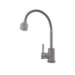 Casa si Gradina - Sanitare - Chiuveta bucatarie si accesorii - Baterii bucatarie - FB-011 Ref Baterie bucatarie SUS 304 pipa flexibila 2 functii crom mat VITAL FLOW - Infinity.ro