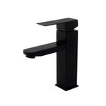Casa si Gradina - Sanitare - Lavoar baie si accesorii - Baterii sanitare - FB-01 Kub Black Baterie lavoar SUS 304 negru URBAN FLOW - Infinity.ro