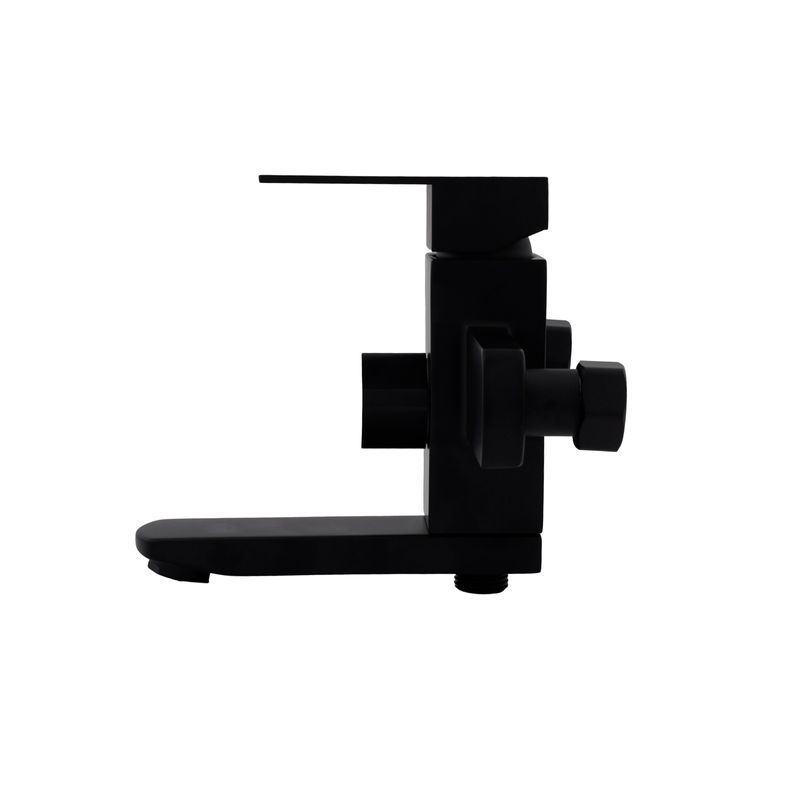 Casa si Gradina - Sanitare - Lavoar baie si accesorii - Baterii sanitare - FB-09 Kub Black Baterie cada SUS 304 cu para de dus negru URBAN FLOW - Infinity.ro