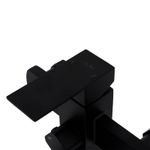 Casa si Gradina - Sanitare - Lavoar baie si accesorii - Baterii sanitare - FB-09 Kub Black Baterie cada SUS 304 cu para de dus negru URBAN FLOW - Infinity.ro