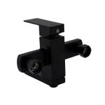 Casa si Gradina - Sanitare - Lavoar baie si accesorii - Baterii sanitare - FB-09 Kub Black Baterie cada SUS 304 cu para de dus negru URBAN FLOW - Infinity.ro