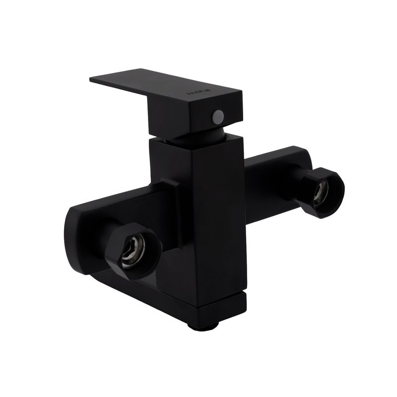Casa si Gradina - Sanitare - Lavoar baie si accesorii - Baterii sanitare - FB-09 Kub Black Baterie cada SUS 304 cu para de dus negru URBAN FLOW - Infinity.ro