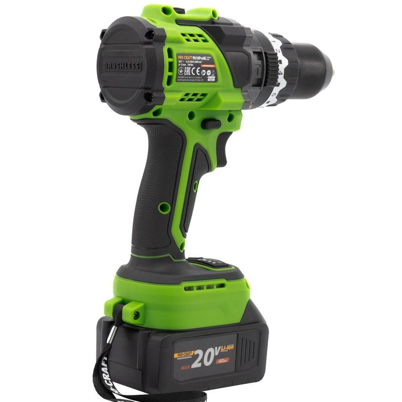 Casa si Gradina - Constructii - Scule electrice si accesorii - Masini de gaurit si insurubat - Autofiletanta cu percutie PROCRAFT PA18ProBL, 20V, 180 Nm, motor fara perii - Infinity.ro