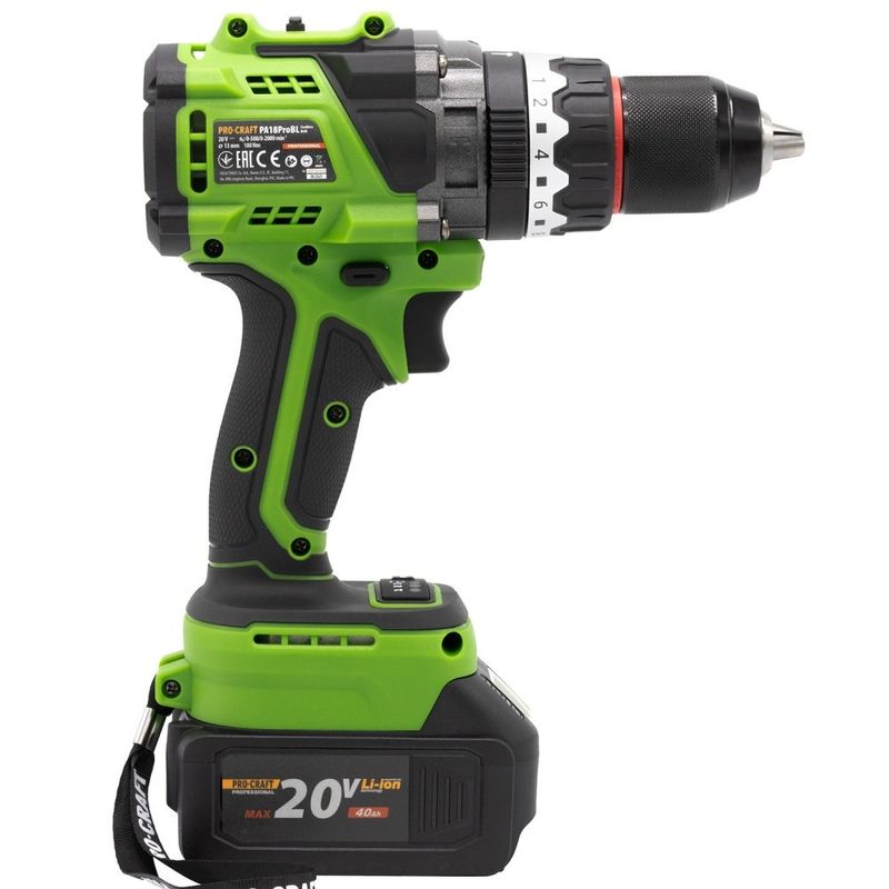 Casa si Gradina - Constructii - Scule electrice si accesorii - Masini de gaurit si insurubat - Autofiletanta cu percutie PROCRAFT PA18ProBL, 20V, 180 Nm, motor fara perii - Infinity.ro