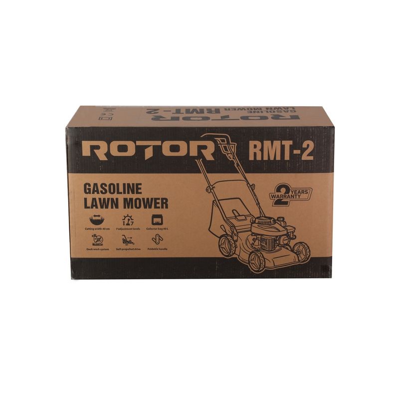 Casa si Gradina - Gradinarit si plante - Utilaje gradina - Masini de tuns iarba - Masina de tuns iarba pe benzina ROTOR RMT-2, 40L, 4T, 2,5 CP - Infinity.ro