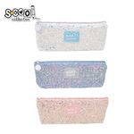 Carti si Birotica - Rechizite - Penare - Penar borseta, glitter, 20x8x3,5 cm - Infinity.ro