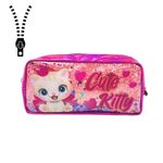 Carti si Birotica - Rechizite - Penare - Penar borseta paiete, CUTE KITTY, 22x11x5.5 CM - Infinity.ro