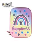 Carti si Birotica - Rechizite - Penare - Penar neechipat 3D, HAPPINESS, 22.5x15.5x5.2 cm - Infinity.ro