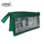 Carti si Birotica - Rechizite - Penare - Penar borseta transparent, Urban, 20.5x8x11 cm - Infinity.ro