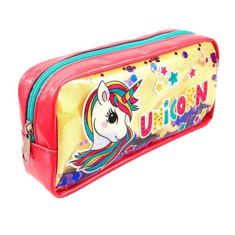 Carti si Birotica - Rechizite - Penare - Penar borseta paiete, UNICORN, 22x11x5.5 - Infinity.ro