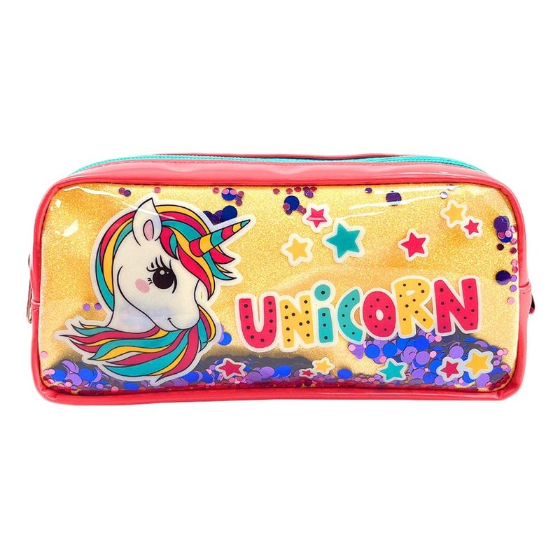 Carti si Birotica - Rechizite - Penare - Penar borseta paiete, UNICORN, 22x11x5.5 - Infinity.ro