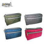 Carti si Birotica - Rechizite - Penare - Penar borseta, 3 fermoare, CLASSIC, 20x6x11 cm - Infinity.ro