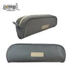 Carti si Birotica - Rechizite - Penare - Penar borseta Urban, 1 fermoar, GREY, 21.5x5.5x7.5 cm - Infinity.ro